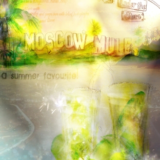 Moscow Mule Cocktail Poster