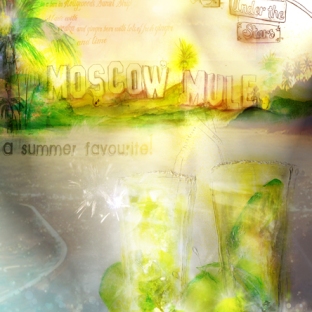 Moscow Mule Cocktail Poster