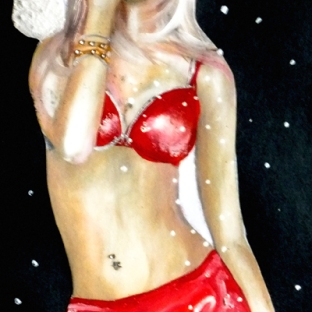 Christmas Oil Portrait