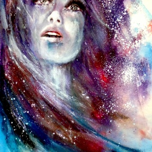 Galaxy Portrait Canvas